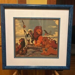 Commemorative Sericel - Premier Disney's
1994 animated classic "The Lion King".